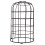 Iron Wire Lampshade Frame Pendant Light Black 4