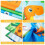 Dinosaurier-Geburtstags-Hintergrundbanner für 2-Jährige 3