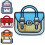Kindergeburtstags-Geschenktüten, blau, groß, 20er-Pack 4