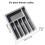 Kitchen Silverware Tray Classic 7-Compartment Flatware 3