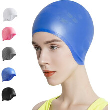 Silicone Swim Cap Unisex Comfortable Long Hair Cover
