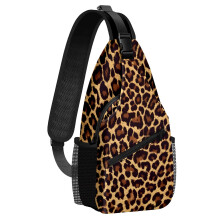 Leopardenmuster-Rucksack, kleine Umhängetasche für Damen