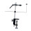 Fly Tying Vise Professional Rotary with Long Handle and 5