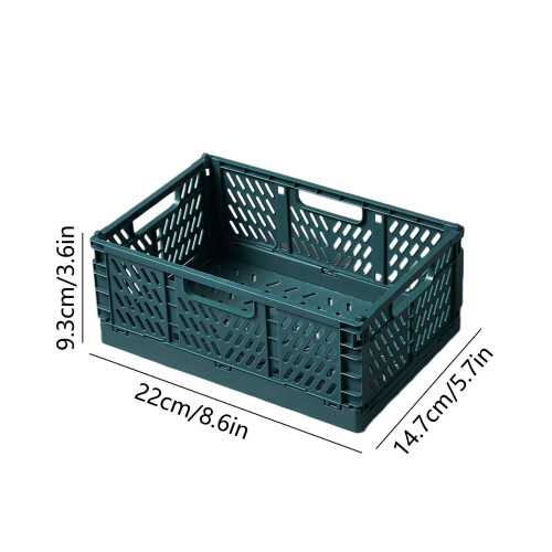 Caisses de rangement pliables en plastique 12 L 2
