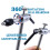 Fly Tying Vise Professional Rotary with Long Handle and 7