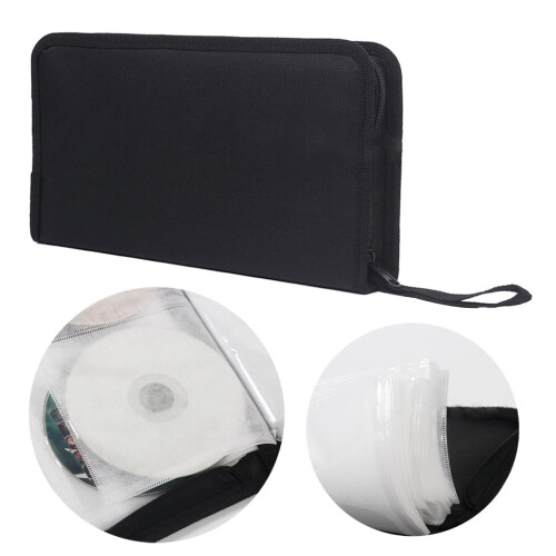 CD DVD booklet holder fabric cloth case organizer 1