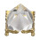 Crystal Pyramid Prism with Gold Stand 1 pc 2