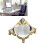Crystal Pyramid Prism with Gold Stand 1 pc 7