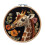 Beginner Embroidery Kit Giraffe Floral Design with 15cm 1