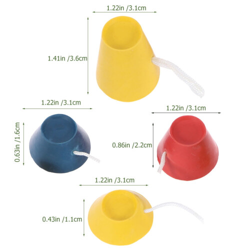 Gummi-Winter-Golf-Teehalter Blau 16 Stück 1