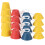 Gummi-Winter-Golf-Teehalter Blau 16 Stück 4
