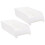 Scolapiatti da lavello, bianco, 2 pezzi, 26,114,07,0 cm 1
