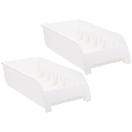 Scolapiatti da lavello, bianco, 2 pezzi, 26,114,07,0 cm