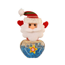 Weihnachtsmann-Bonbonglas-Cartoon-Deckel Rentier Schneemann Bär1