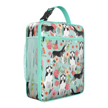 Sac à lunch imperméable, isotherme et réutilisable à motif chien (1 pièce)