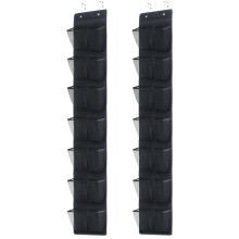 Over the Door Shoe Organizer with 14 Mesh Pockets, 2-Pack