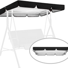 Swing Canopy Replacement for Outdoor Swing Chair 2-3 Seater