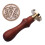 Wachssiegel-Set, Messing-Alphabetsiegel, 26er-Set mit Holz 1