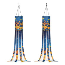 Galaxy Sunflower Windsocks Outdoor Decor 2-Pack 40 inch