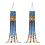 Galaxy Sunflower Windsocks Outdoor Decor 2-Pack 40 inch 1