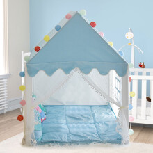Prinsesstält för barn inomhus utomhuslek 147 x 91 cm
