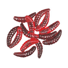 Rubber Maggots Fishing Bait Freshwater Grubs 100 Pcs