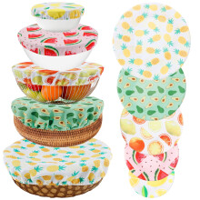 Couvre-bols réutilisables en coton, lot de 10, 5 tailles