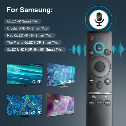 Telecomando vocale per Smart TV Samsung QLED UHD Frame 1