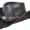 Cowboy Hat Black Wide Brim Adjustable Chin Strap 5