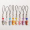 Heart Pendant Phone Chain Resin Keychain 7