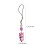 Heart Pendant Phone Chain Resin Keychain 3