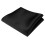 Men's Satin Pocket Square Black Solid Color 1