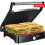OSTBA Panini Press Grill 1200W 4-Slice with Temperature 1