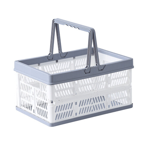 Foldable Shopping Basket with Handles 1 Pack
