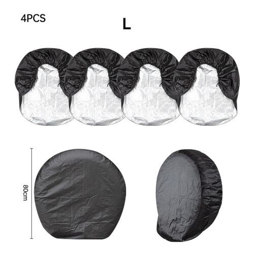 Car Tire Cover RV Protective Cover 4 Pack