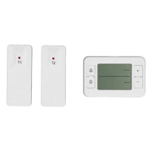 Wireless Dual-Sensor Refrigerator Thermometer with Alarm