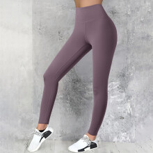 Women's Tummy Control Leggings Purple L