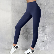 Women's Tummy Control Leggings Blue XL