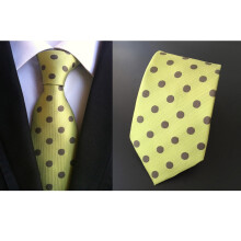 Men's Polka Dot Jacquard Necktie 8 cm Wide