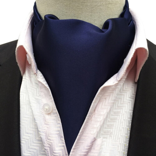 Men's Tuxedo Scarf with Polka Dot and Paisley Pattern