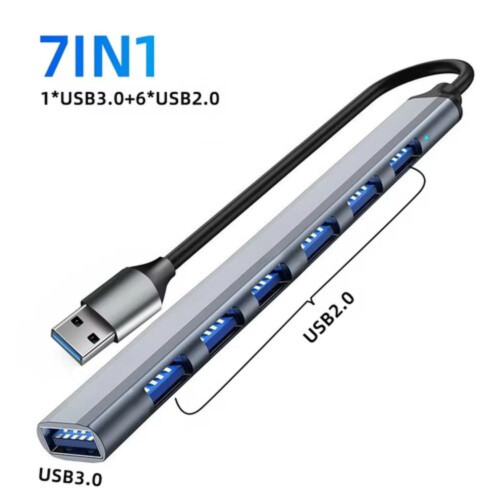 USB 3.0 Hub Adapter Multiport Dock for PC and Mac