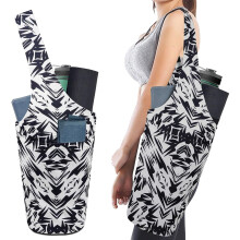 Yoga Mat Bag with Large Side and Zipper Pockets