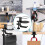 ZOYONE Desktop Headphone Stand with Cup Holder and Solid 2