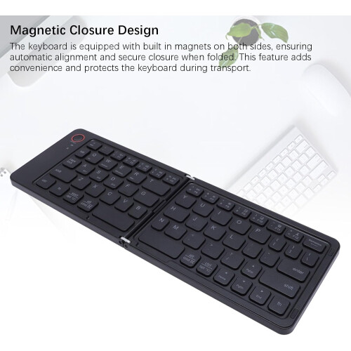 Foldable Bluetooth Keyboard 67-Key Magnetic Slim 1