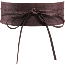 Women's Faux Leather Lace-up Waist Corset Belt