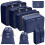 Luggage Organizer Bags Set Navy 8-Piece 1