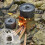 Portable Camping Stove Stainless Steel Foldable 1 Unit 1