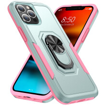 iPhone14Pro tok, 6,1 hüvelykes, forgatható, gyűrűs kitámasztó, zöld