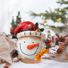 Décoration de Noël bonhomme de neige en résine (1 pièce)