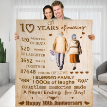 Couverture polaire anniversaire 40x50 pouces